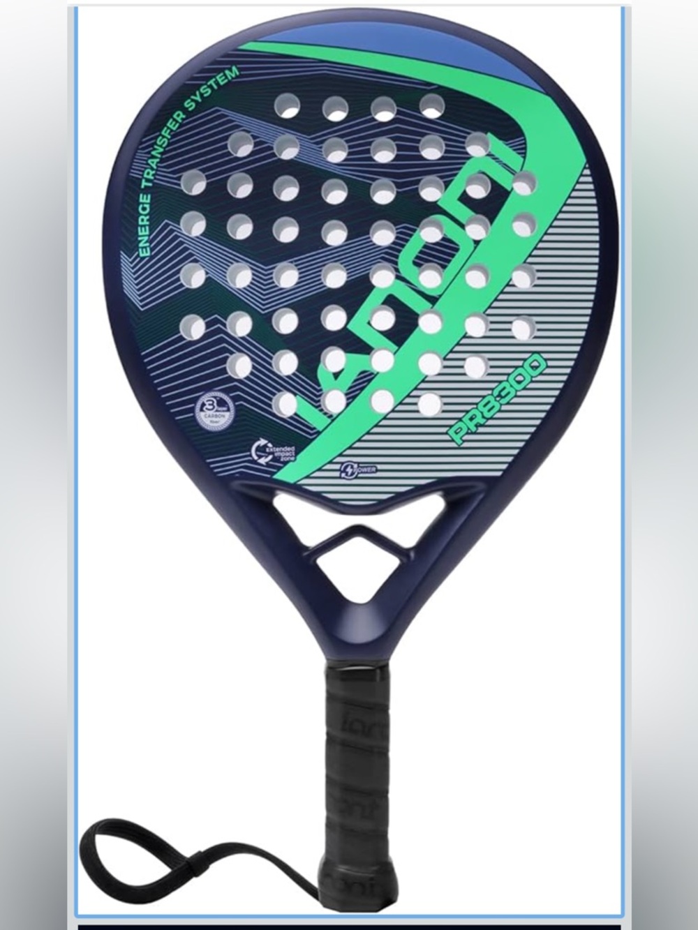 Padel Racket Carbon Fiber Surface with EVA Memory Flex Foam Core